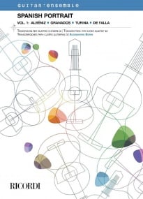 Spanish Portrait Volume 1 for Guitar Ensemble published by Ricordi